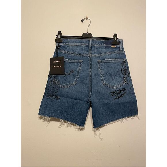 Mother smokin  high waist frayed hem shorts size 28 and size 29, NWT - Picture 11 of 15